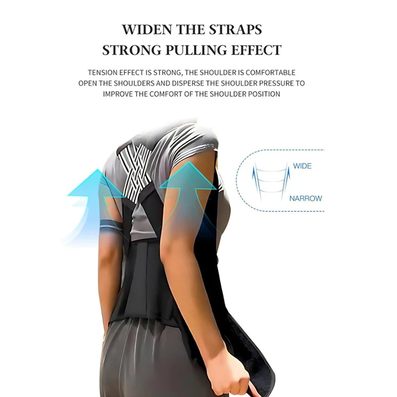 Back Posture Corrector Brace for Women, Shoulder Back Support Belt, breathable Posture Correction for Students Kid