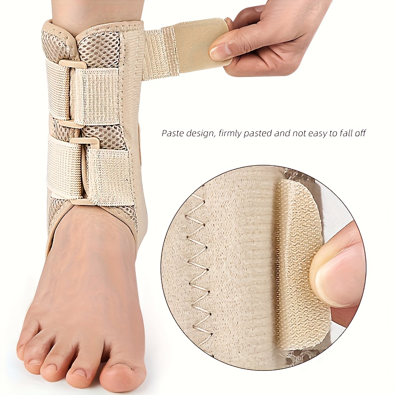 Mesh Breathable Ankle Sleeve, Spring Bar Sports Elastic Support, Double-sided Adjustable Compression Ankle
