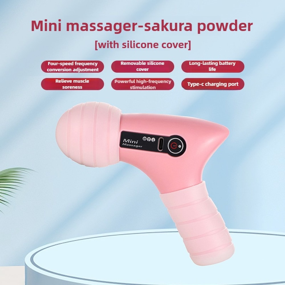 12mm Deep Tissue Cordless Mini Massage Gun Quiet MultiSpeed 25kg Muscle Relief For Neck Shoulder 8
