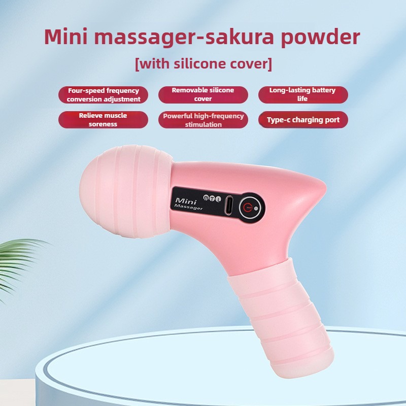 12mm Deep Tissue Cordless Mini Massage Gun Quiet MultiSpeed 25kg Muscle Relief For Neck Shoulder 8