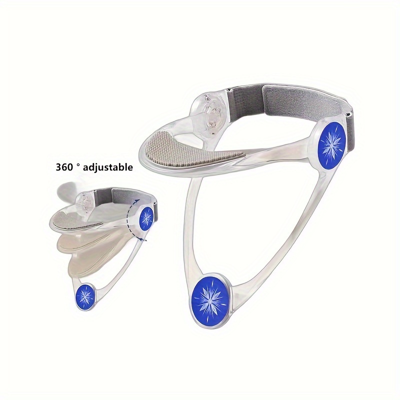 Cervical support neck brace, PP material adjustable with elastic pads anti-sagging straps improve posture