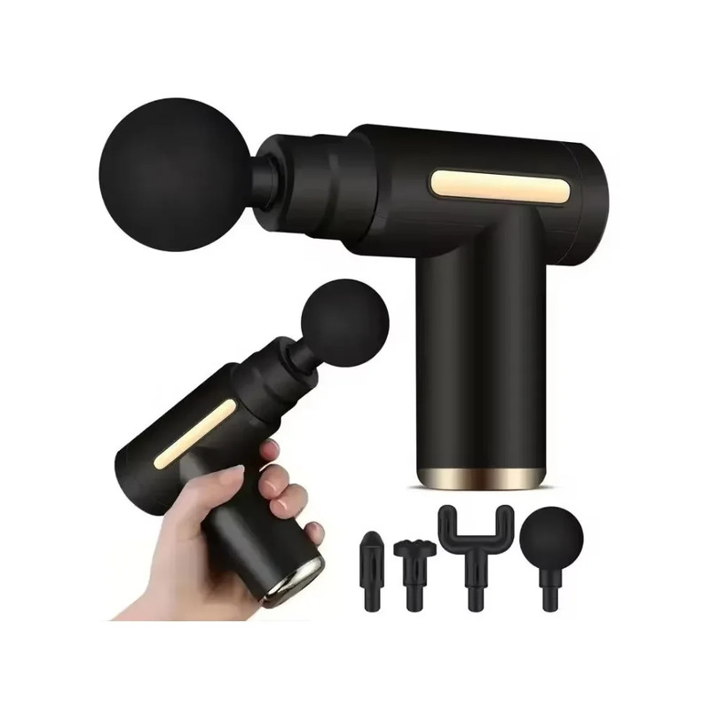 Massage Fitness Equipment Neck Grab Fascia Gun, USB Mini Muscle Relaxation Vibrating Gun Rod