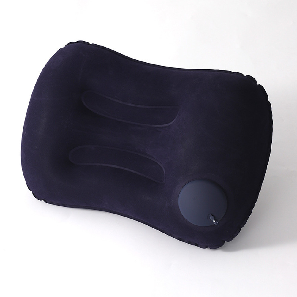 Camping Pillow, Ultra Soft Car Pillow, Portable Comfortable Inflatable Pillow for Neck Lumbar Support