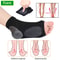 Cushioned Arch Support Sleeve 1Pair, Soft Elastic Gel Pad Fabric Arch Sock for Flat Foot Pain Relief Plantar Fasciitis