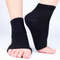 Cushioned Arch Support Sleeve 1Pair, Soft Elastic Gel Pad Fabric Arch Sock for Flat Foot Pain Relief Plantar Fasciitis