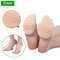 Breathable Toe Topper Liner Socks Pair, Invisible Toe Cover with Padding, Non-Skid Bottom High Heels Cushions