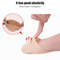 Breathable Toe Topper Liner Socks Pair, Invisible Toe Cover with Padding, Non-Skid Bottom High Heels Cushions