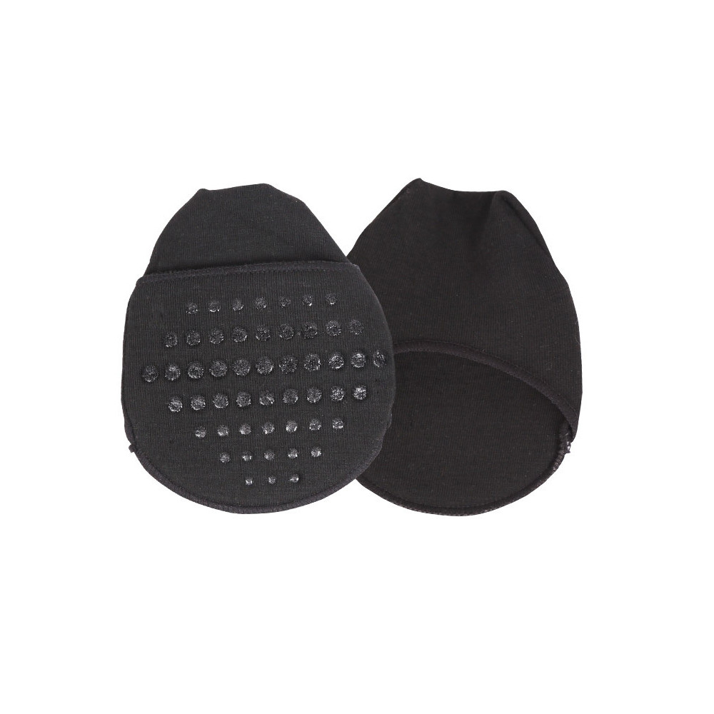 Breathable Toe Topper Liner Socks Pair, Invisible Toe Cover with Padding, Non-Skid Bottom High Heels Cushions