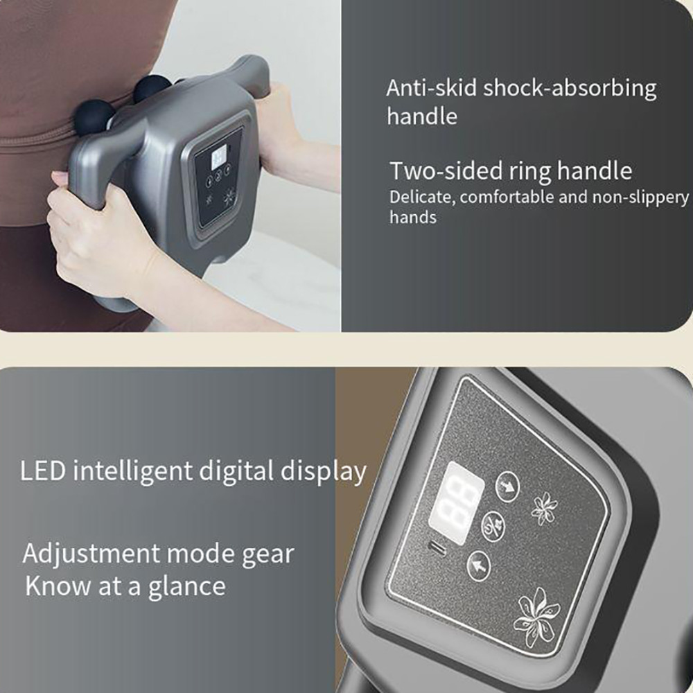 USB Charging Fascia Gun With 9 Modes 16 Massage Heads Simultaneously Massaging 99 Levels Of Force A 5