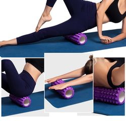 trigger point therapy foam roller, training pilates yoga fitness muscle relaxation foam column home exercise massage