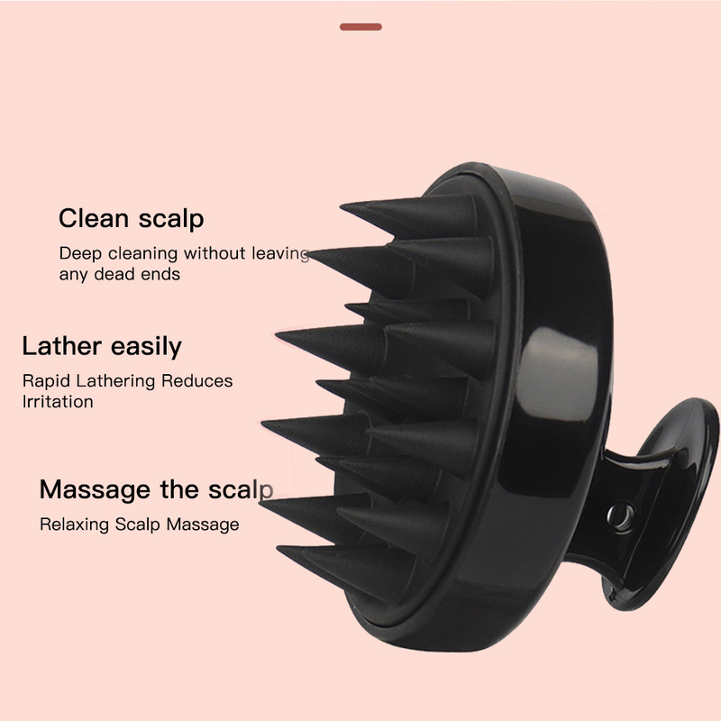 Hair Growth Silicone Washing Brush Soft Scalp Massage Comb Shampoo Shower Head Hair Care 2