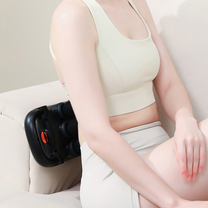 20 Levels Force Selection Massager 5 Modes USB Folding Handle 6head Fascia Gun 1