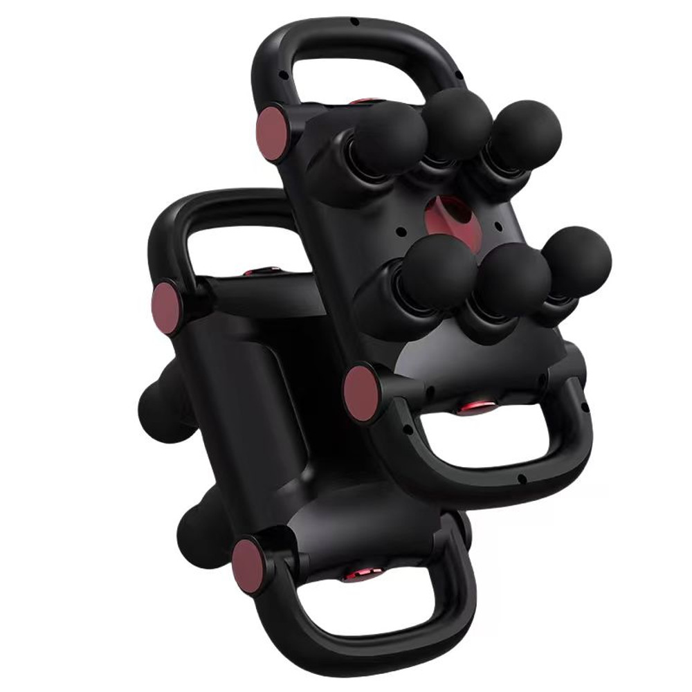 20 Levels Force Selection Massager 5 Modes USB Folding Handle 6head Fascia Gun 6