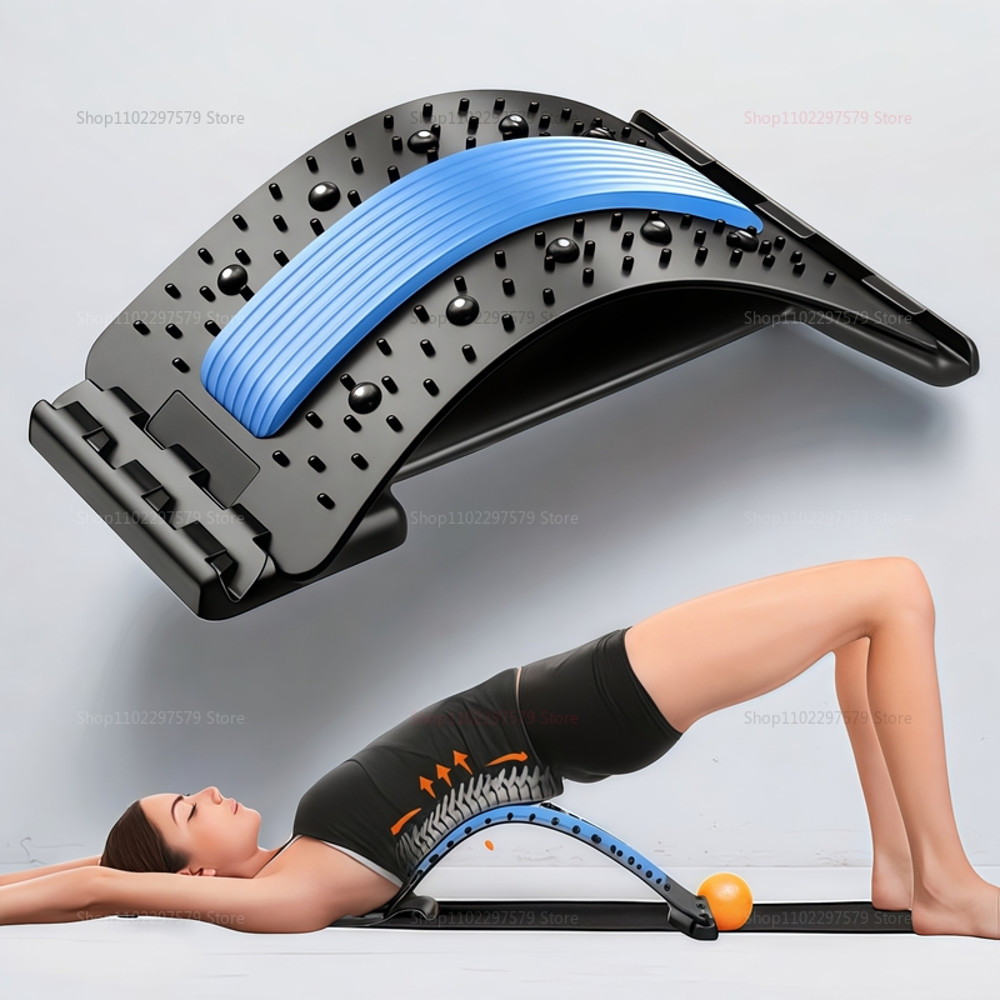 Posture Therapy Corrector, Magnetic Back Massage, Spine Stretcher Lumbar Support, Muscle Relax, Pain Relief