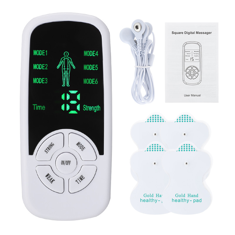 Digital Muscle Stimulator EMS Pulse, Back Neck Body Massager Tens Therapy Tool, Meridian Physiotherapy Aid
