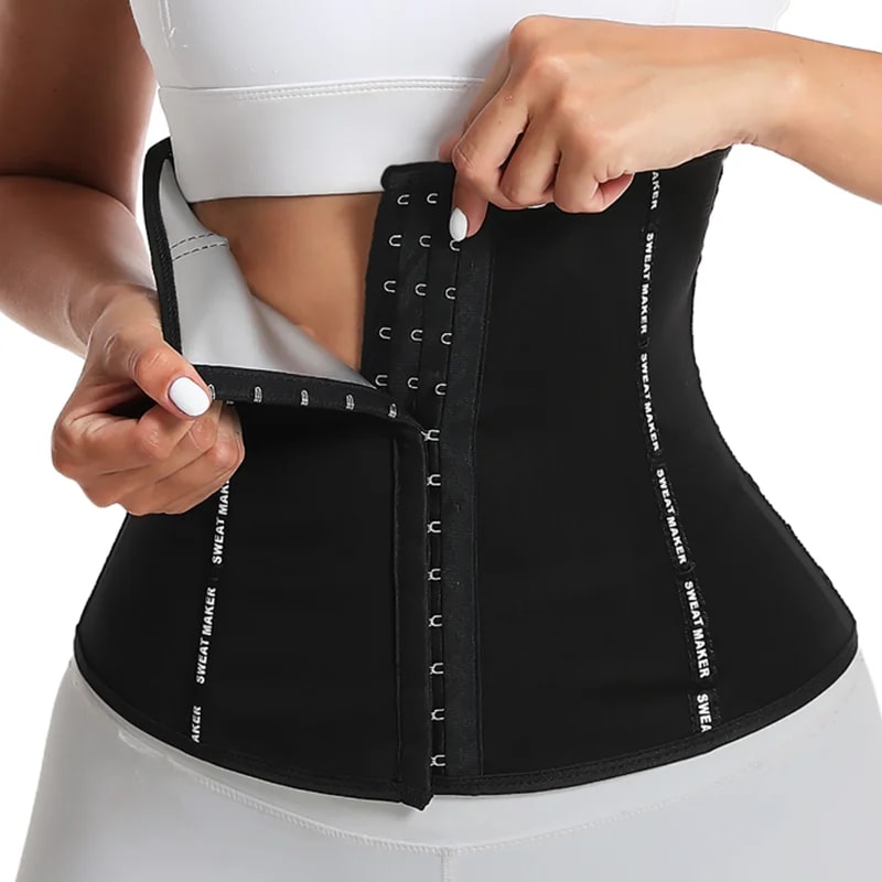 Slimming Sheath Woman Flat Belly Waist Sauna Sweat Belt To Lose Weight Corset Tummy Control Body Sh 5