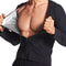 Gym Exercise Versatile Shaper Waist Trainer Mens Sauna Suit Shirt Heat Trapping Sweat Compression S 3