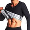 Gym Exercise Versatile Shaper Waist Trainer Mens Sauna Suit Shirt Heat Trapping Sweat Compression S 5