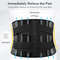 Back Pain Relief Lumbar Support Belt, Adjustable Double Pull, Spine Decompression, Orthopedic Waist Corset, Abdomen