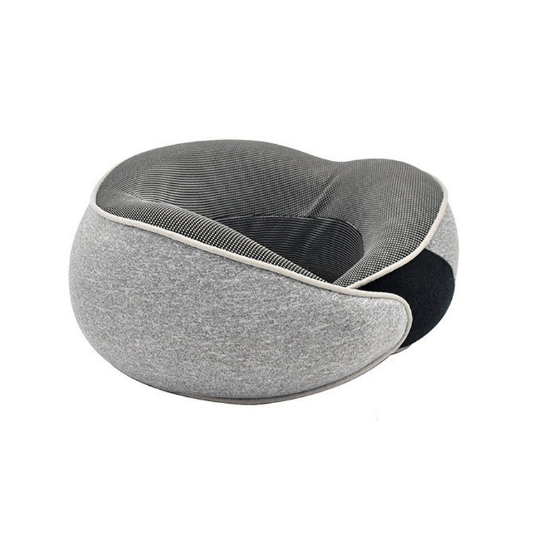 Travel Portable Memory Foam Neck Pillow, U Type Sleep Pillow, Cervical Vertebra Support with Carry Bag