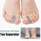 Bunion Corrector Gel Insole, Toe Separator Silicone, Orthopedics Pedicure Tool, Toe Bone Aid