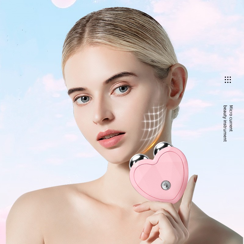 Microcurrent Face Lifting Machine, Facial Massager, Beauty Charging Anti Wrinkle Roller