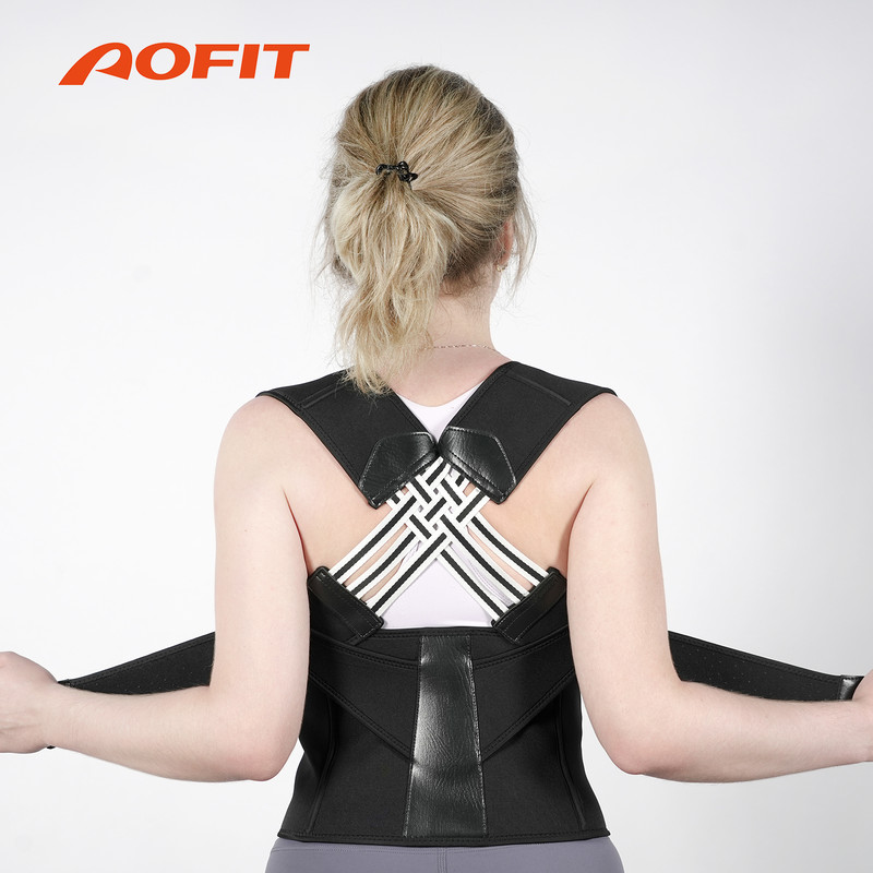 Adjustable Shoulder Posture Brace, Posture Corrector for Women and Men, Back Straightener Posture