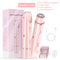 Detachable Head 2 in 1 Electric Razors, Bikini Trimmer for Ladies, Dual-Head Painless Women, Wet Dry Use