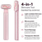 Red Light Facial Wand & EMS Microcurrent Face Lifting Device, Eye Neck Massager, Skin Tightening Anti Wrinkle Skin Care