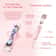 Women Mustache Epilator & Electric Razor, Painless Shaver for Leg Bikini Body, Facial Hair Trimmer