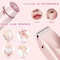 Women Mustache Epilator & Electric Razor, Painless Shaver for Leg Bikini Body, Facial Hair Trimmer