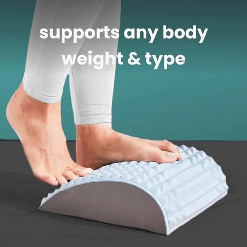 Neck Lumbar Back Stretcher Pillow, Waist Support Massager for Back, Herniated Disc Relief