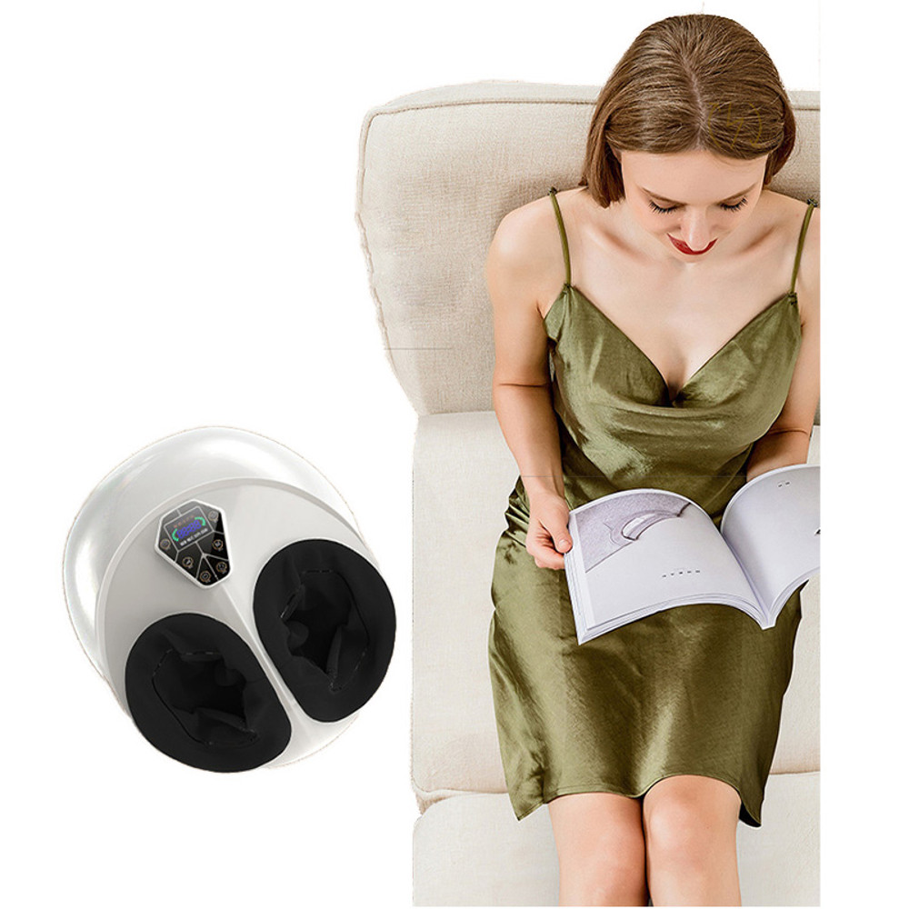 Deep Kneading Foot Massager With Vibration, Acupressure Heating, Pressing Action for Feet & Legs