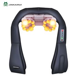 deep kneading massager for neck back, full body portable electric massager, heat therapy for shoulders legs foot