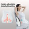 Portable Massage Cushion, Electric Back Massager with Heat, Cervical Waist Support, Deep Tissue Kneading, Rechargeable