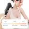Deep Tissue Massage Gun, Foldable Portable Percussion Massager, Adjustable Heat Cold Head for Muscle, Neck, Body