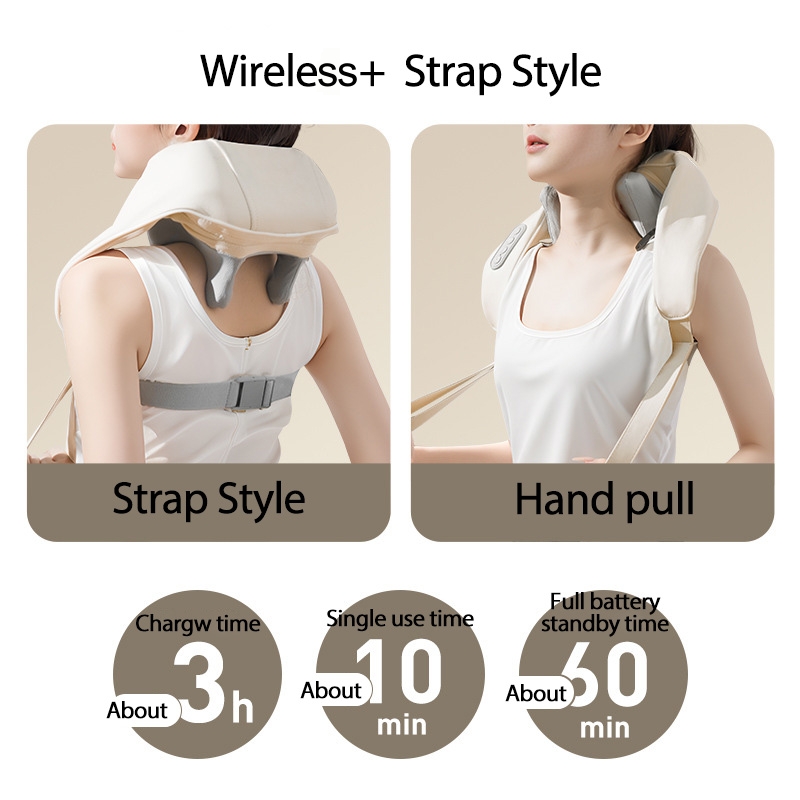 Trapezius Muscle Massager Multifunctional Cervical Massager Shoulder Neck Hot Compress 3