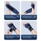 USB Rechargeable Warm Pad Wrist Brace, Cordless Wrist Massager with Heat, Wrap with Massage for Wrist Pain and Fatigue