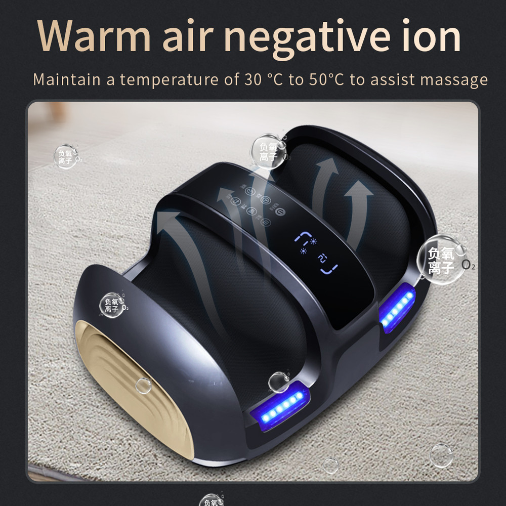 Deep Tissue Foot Massager, Heat Therapy, Improves Circulation Blood Flow, Kneading Movements