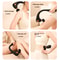 Handheld Extended Back Percussion Massage Hammer, U-shaped Double Elbow Fascia Gun, Long Handle Fascia Gun