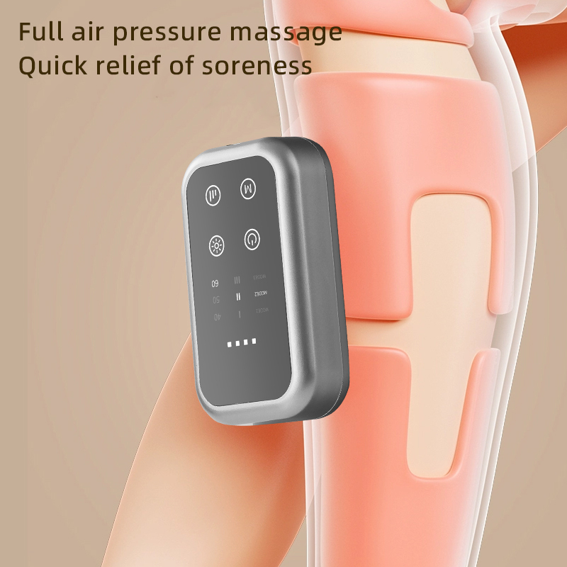 Adjustable Heat Compression Massager, 3 in 1 Smart Air Pressure, Type C Fast Charge Office Home Recovery