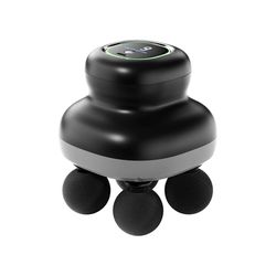 deep tissue body massager professional, 4 heads handheld fascia gun electric, portable muscle massager tool