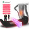 Waist Lumbar Comfort Care, Portable High Frequency Vibration, Traction EMS Waist Massager with Heating, Pneumatic