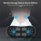 Waist Lumbar Comfort Care, Portable High Frequency Vibration, Traction EMS Waist Massager with Heating, Pneumatic