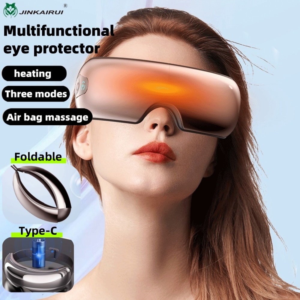 Air Pressure Eye Massager English Visual Heat Compress Bluetooth Music Eye Protection Device For Re 3