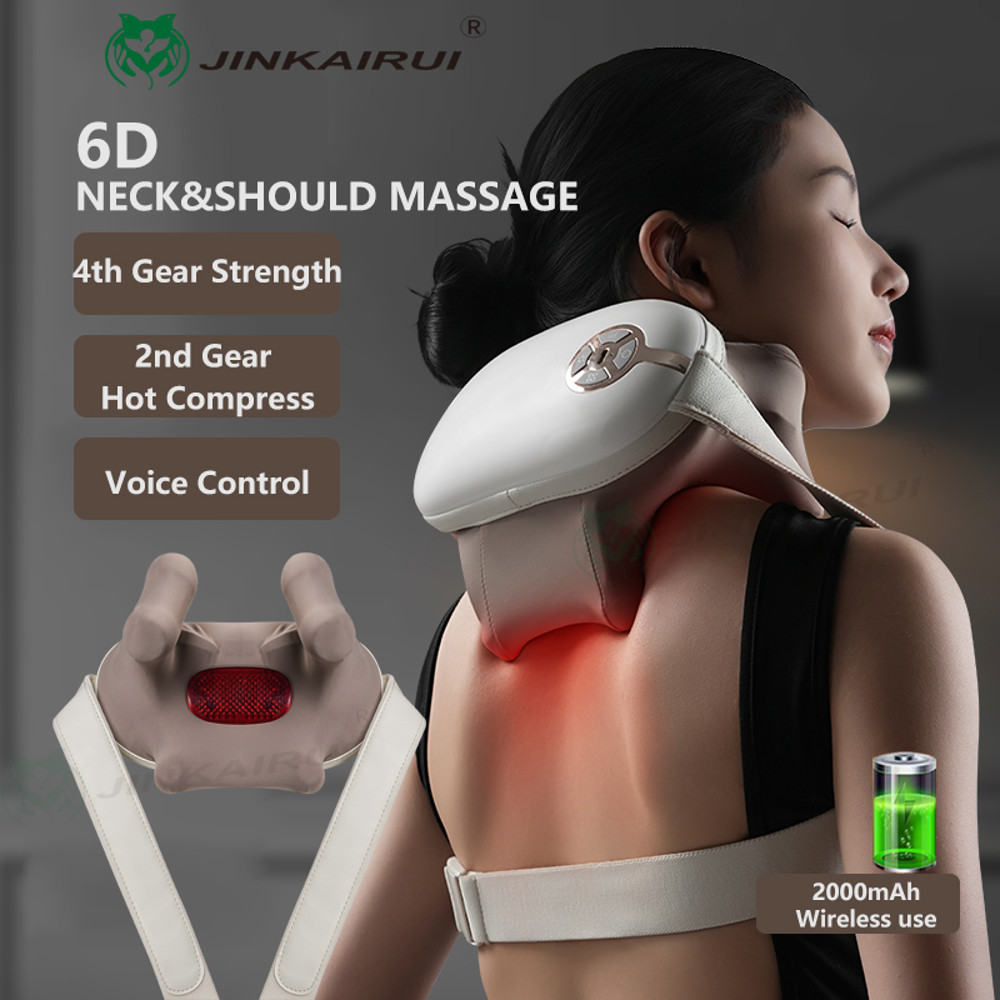 Home Hot Compress Massager Fully Automatic Cervical Neck Shoulder Massager 0