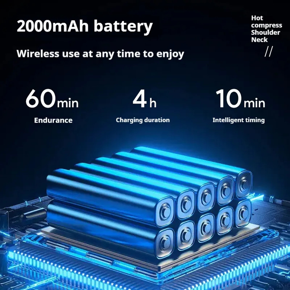 Home Hot Compress Massager Fully Automatic Cervical Neck Shoulder Massager 2