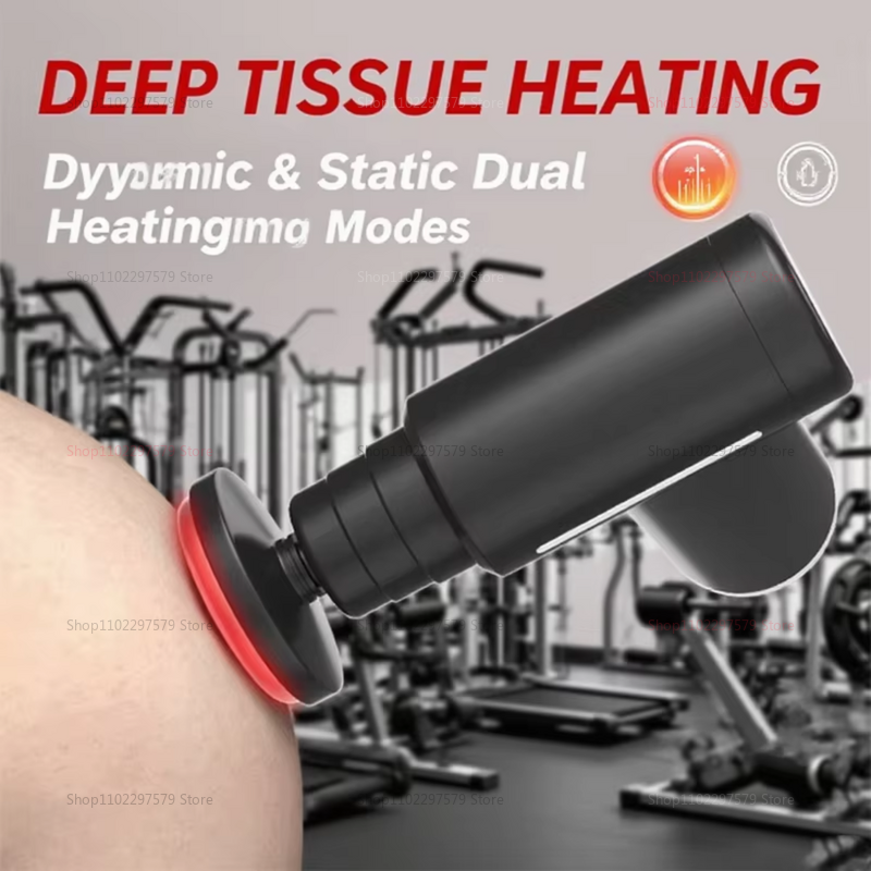 Muscle Fascia Gun Professional Fitness, Mini Portable Hot and Cold Compress, Small Electric Shock Gun Muscle Relaxer