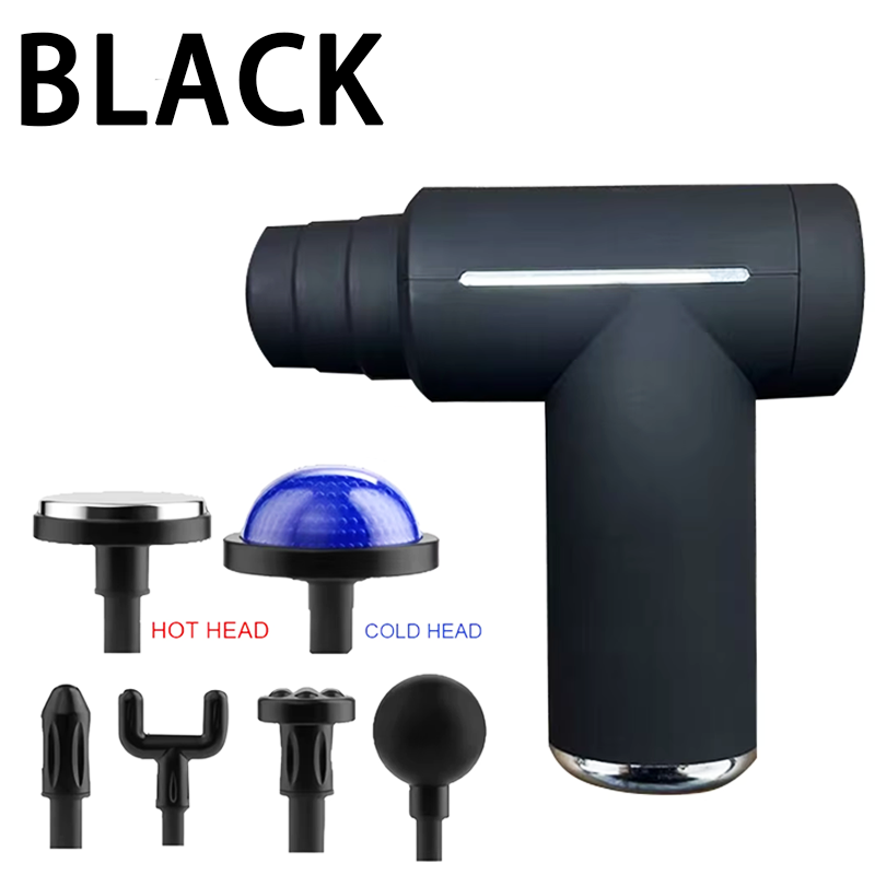 Muscle Fascia Gun Professional Fitness, Mini Portable Hot and Cold Compress, Small Electric Shock Gun Muscle Relaxer