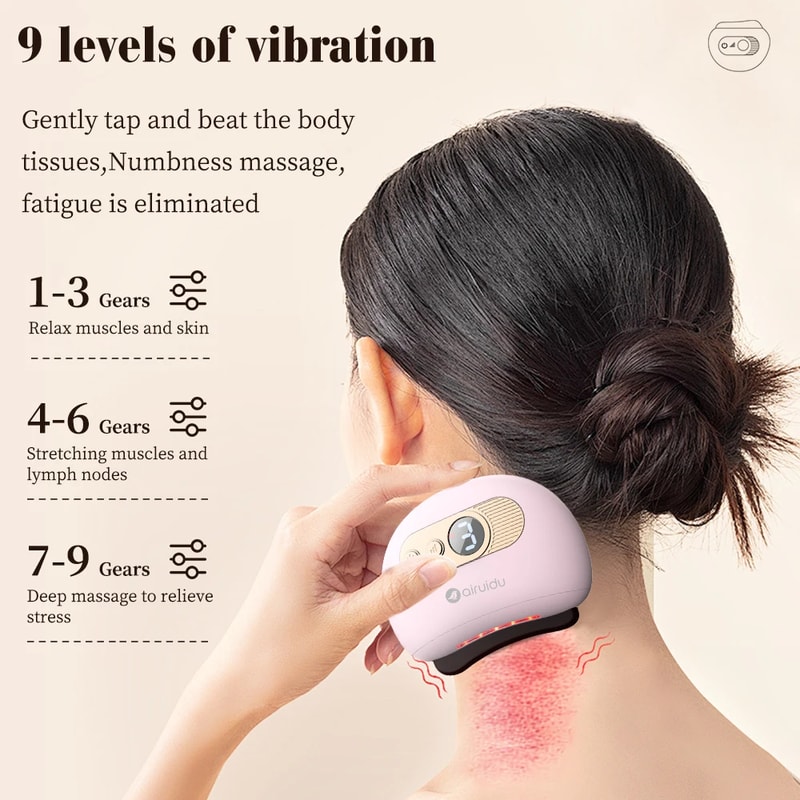 Physical Fatigue Guasha Plate Jade Face Massager Electric Massage Board For Face Relieve Scrapers T 2